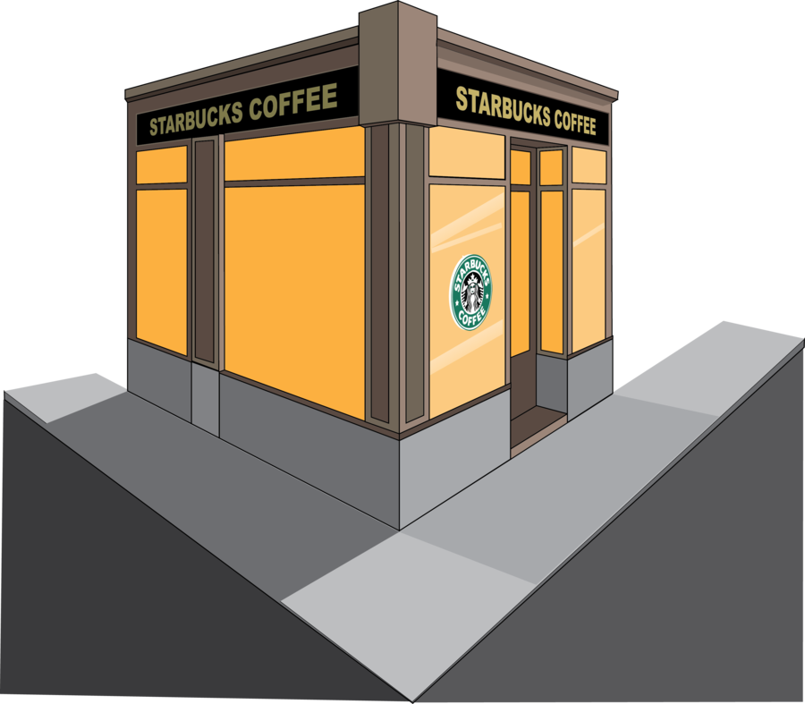 Starbucks Logo Vector Starbucks Vector By - Starbucks Coffee Shop Vector (900x787)