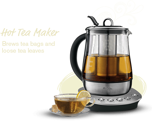 Most Popular Items - Mr. Coffee Bvmc-htk100 Tea Maker/kettle - 1.3 Qt - (528x488)