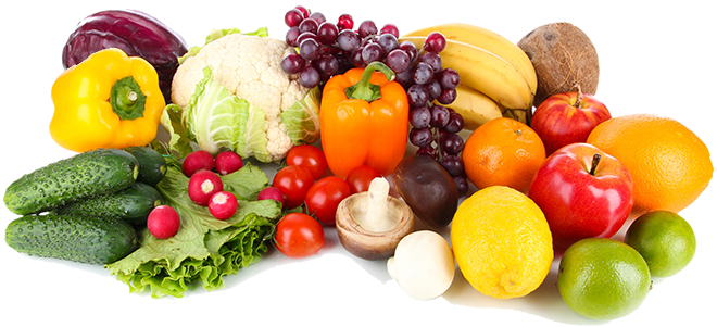 Large Choice Of Fresh Vegetables - Food (660x301)