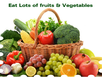 Nutrients And Health Benefits Choose Myplate - Eat Lots Of Fruits And Vegetables (400x300)