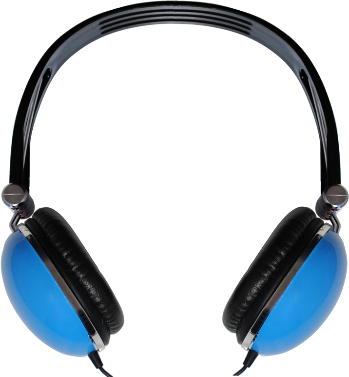 Ilive Blue Iahb64b Bluetooth Headphones With Microphone - Headphones Png Transparent (1000x1000)