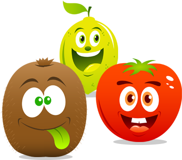 Frutas Y Verduras Png Frutas Animadas Png - Frutas Y Verduras Animadas Png (465x349)