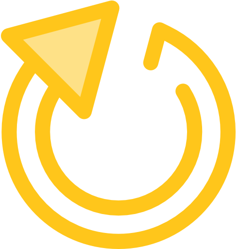 Pin Gold Arrow Clipart - Icon (512x512)