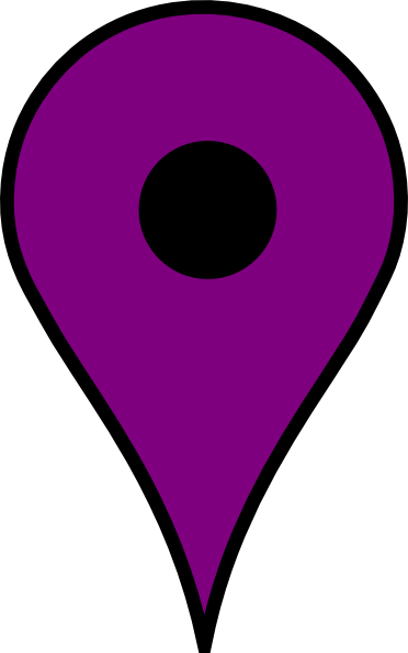 You Searched For Google Maps Grey Marker W Shadow Clip - Google Maps Purple Marker (372x594)