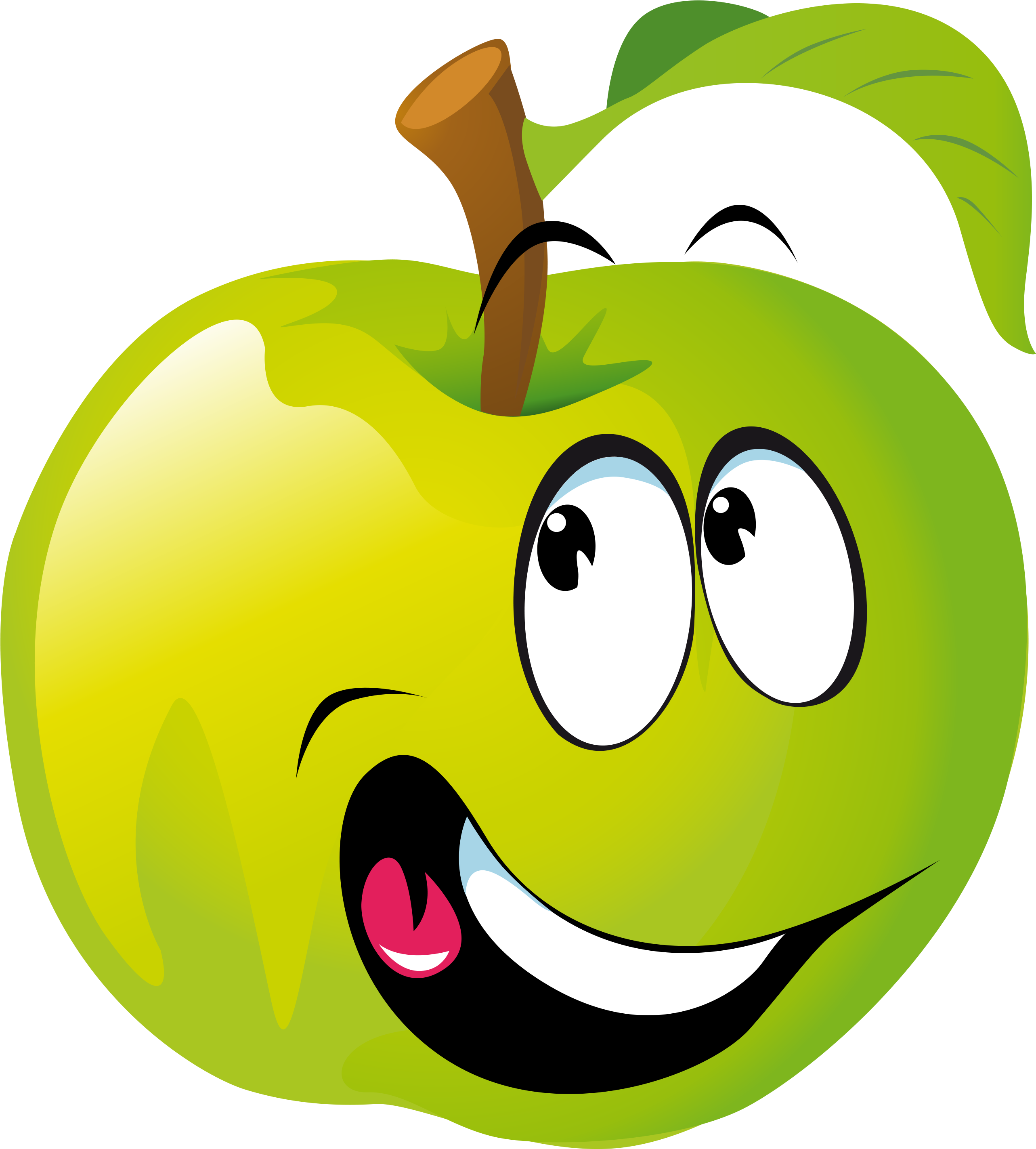 Fruit Food Smiley Clip Art - Fruit Food Smiley Clip Art (2866x2882)