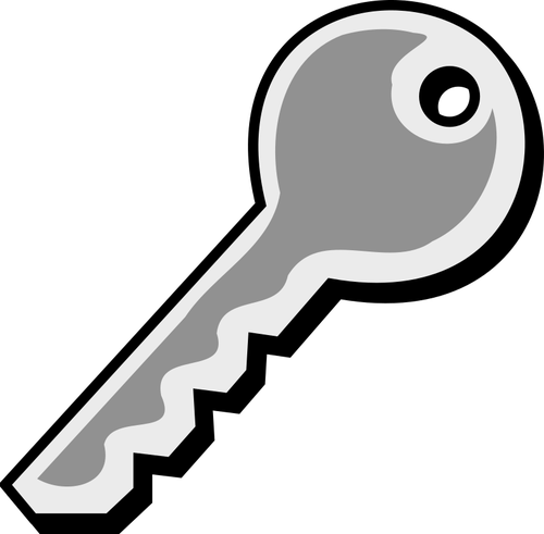 552 Skeleton Key Clip Art Free Vector Public Domain - Key Clip Art (500x491)