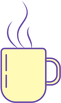 Coffee Cup Vector Icon Illustration - Darkness (550x550)