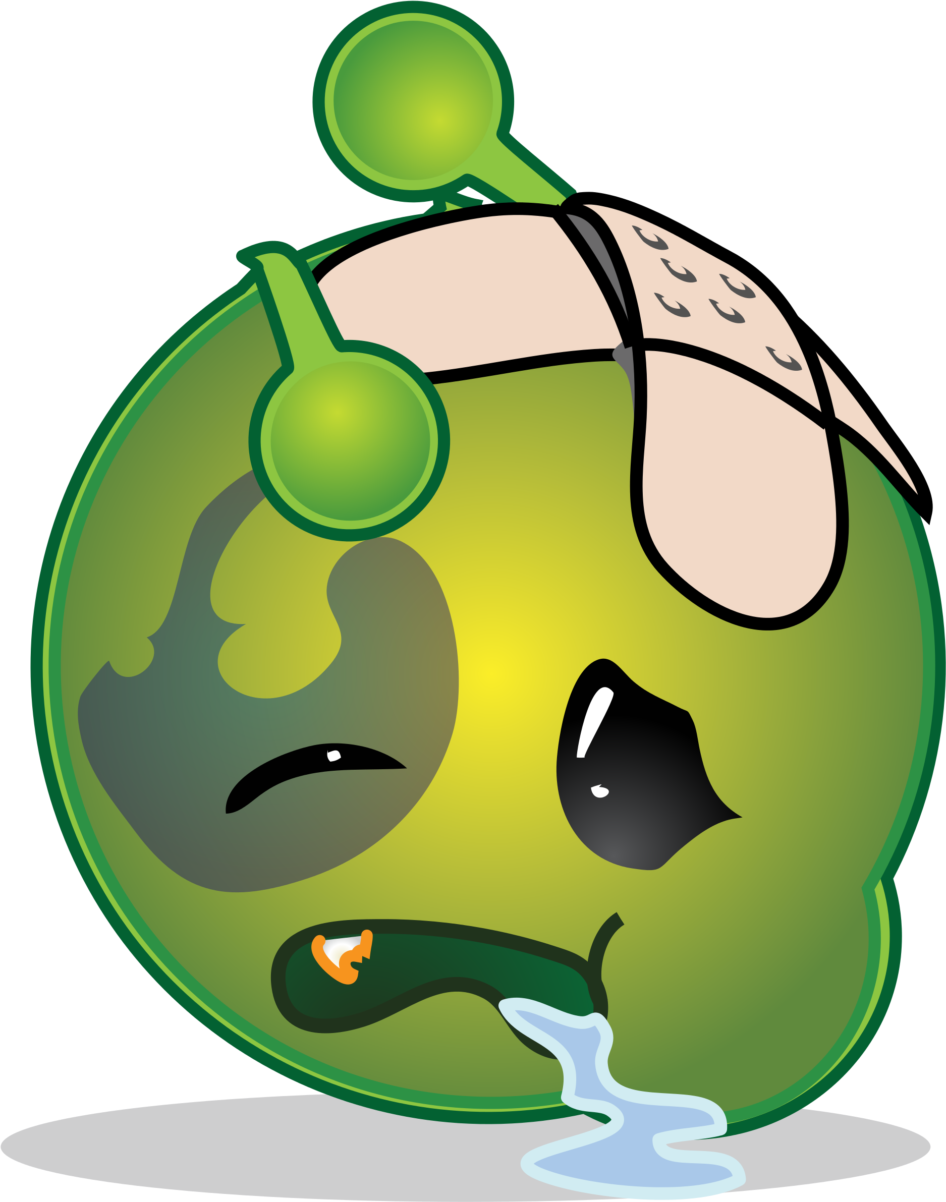 Open - Beaten Up Smiley (2000x2500)