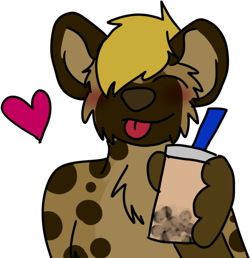 Cas Loves Her Boba Tea By The Smile Giver - Cartoon (894x894)