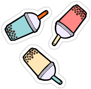 Bubble Tea Pattern By Evannave - Bubble Tea (375x360)