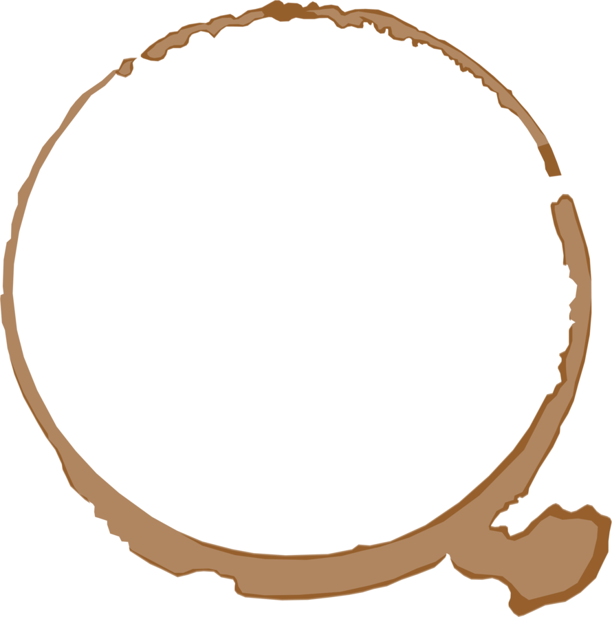 Coffee Ring 1 By Artsy - Coffee Ring Png (890x897)