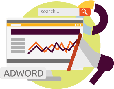 Ppc-services - Google Adwords Vector (431x368)