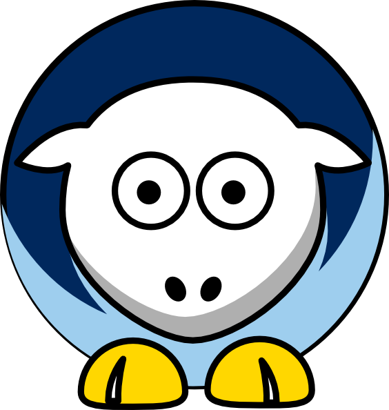 Sheep Tampa Bay Rays Colors Clip Art At Clker - Cal State Fullerton Titans (564x594)