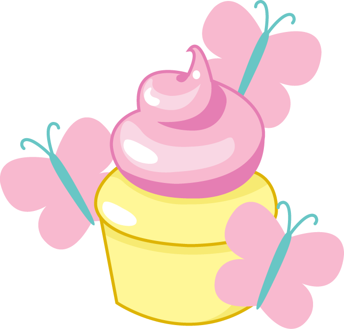 Fluttershy Cupcake By Shadowfoxgraphics - Fluttershy (700x669)