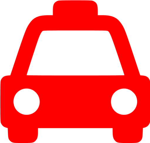 Taxi Clipart Red Taxi - Pink Taxi Icon (512x512)