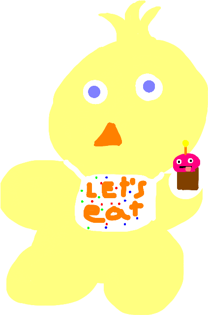 Toy Chica Fanart By Zuliaangeloflight - Cartoon (600x1024)
