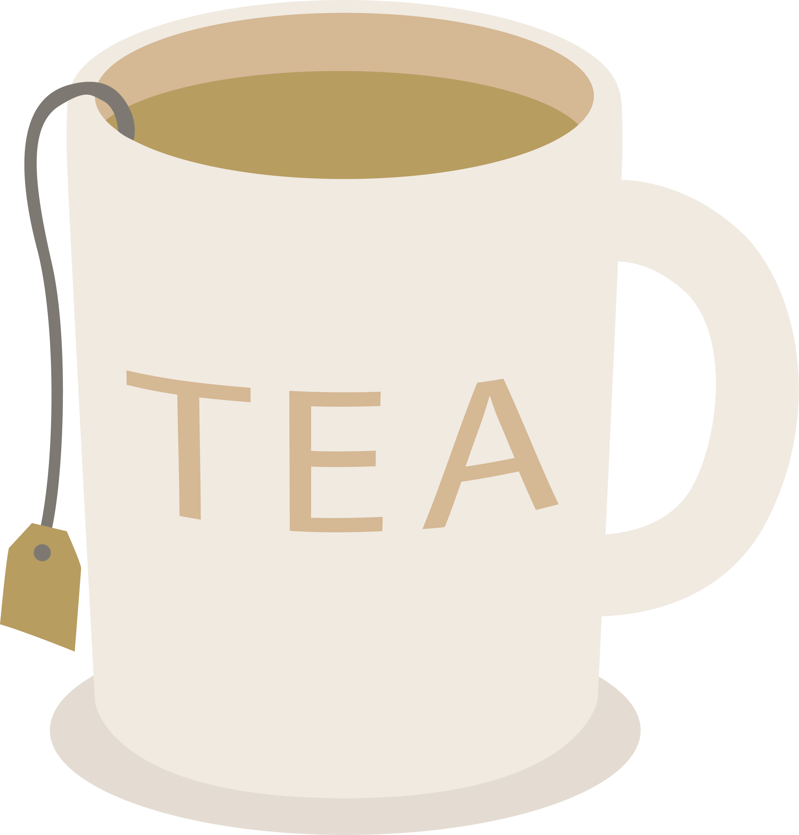 Teacup Coffee Cup Mug - Teacup Coffee Cup Mug (2630x2751)