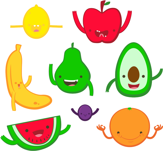 Cartoon Drawing Fruit - Cartoon Drawing Fruit (800x734)