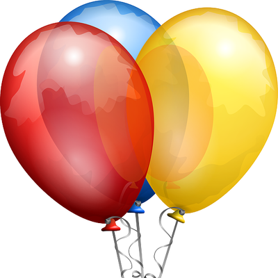 Seuss Party Ideas - Balloons Png (400x400)