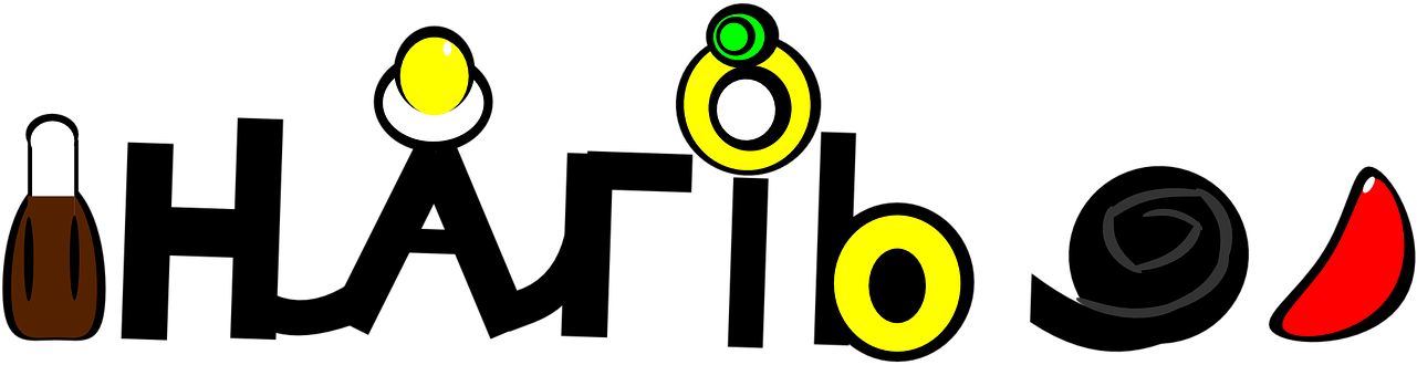 Haribo Gummy Bears Jelly Sweets Transparent Image - Clip Art (1280x640)