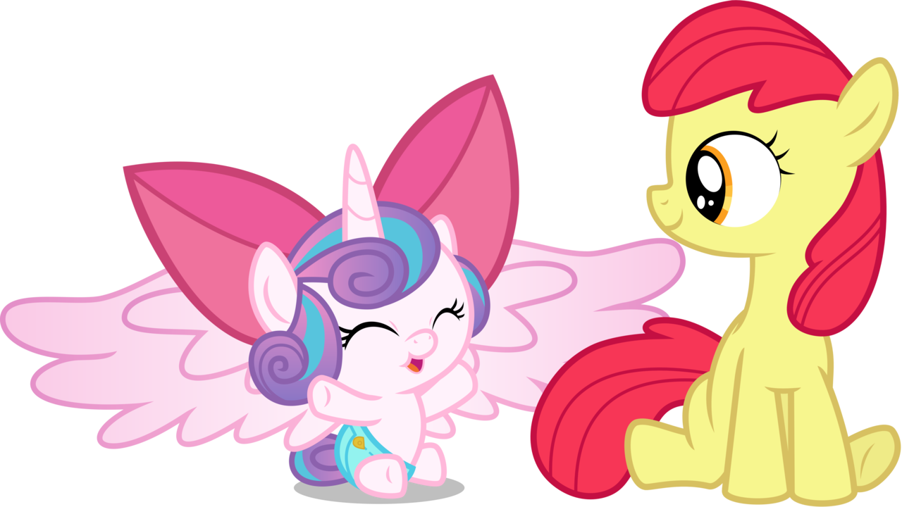 Absurd Res, Accessory Swap, Alicorn, Apple Bloom, Apple - Pony (1280x720)