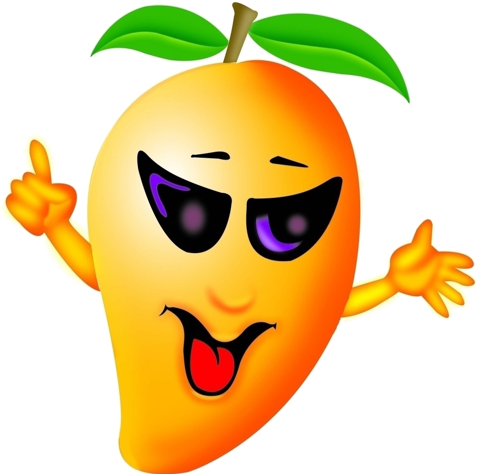 Shanghai Mango Cartoon Fruit - Mango Smiley (970x1024)