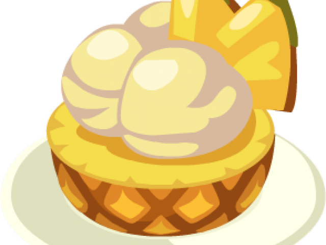 Pineapple Clipart Ice Cream - Clip Art (640x480)