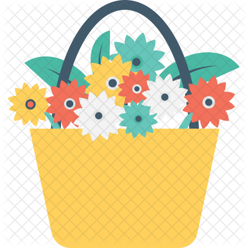 Flower Bucket Icon - Flower (512x512)