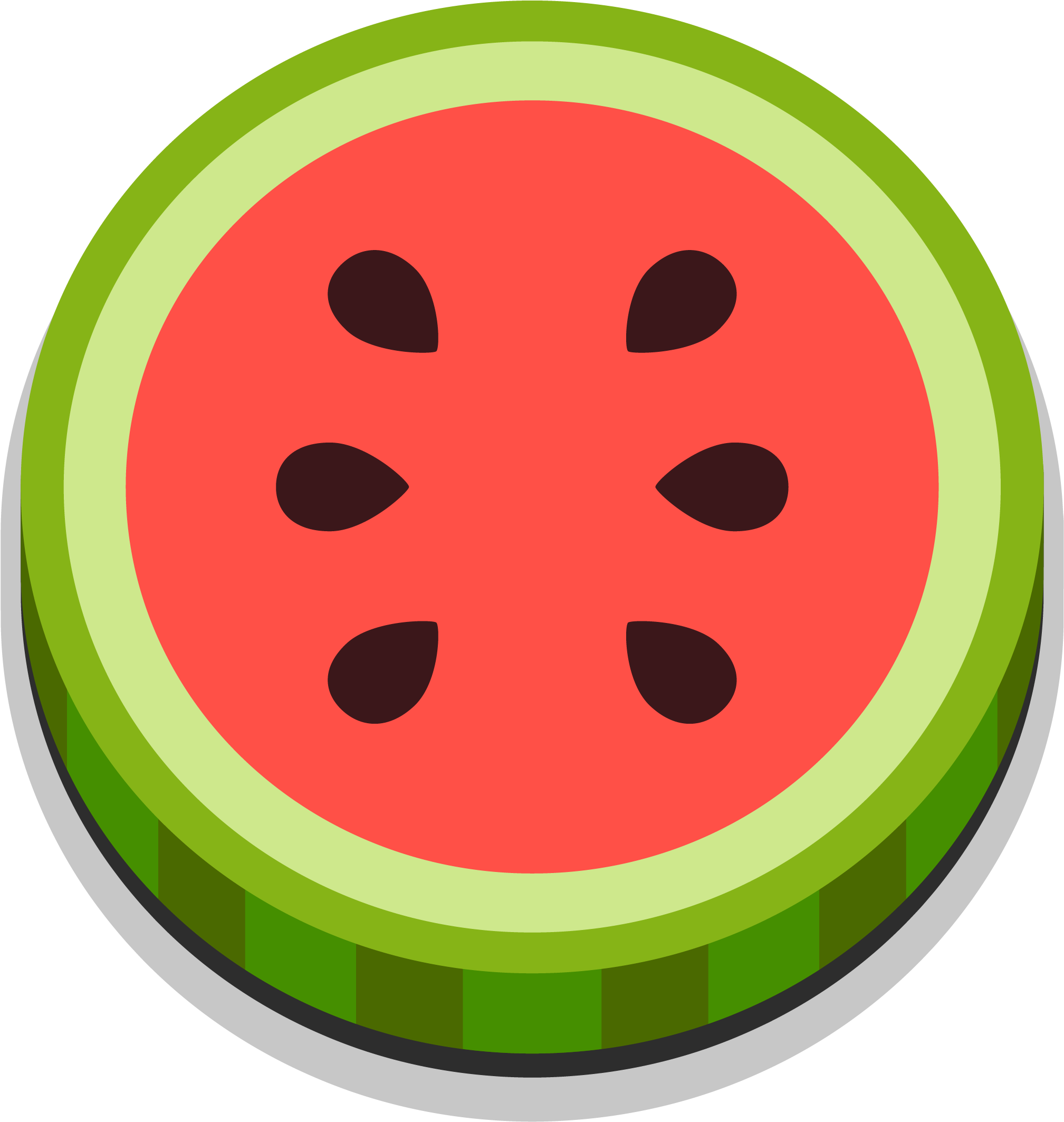 Watermelon Cartoon Fruit - Watermelon (2327x2855)