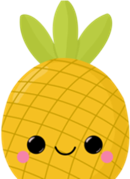 Happy Pineapple (352x352)