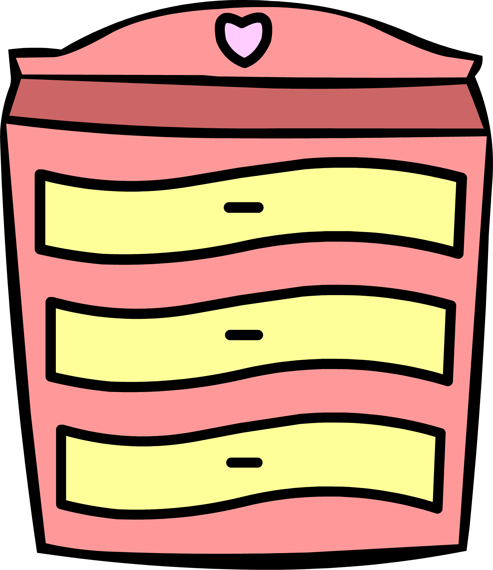Club Penguin Furniture Non Member You - Furniture (1695x1960)
