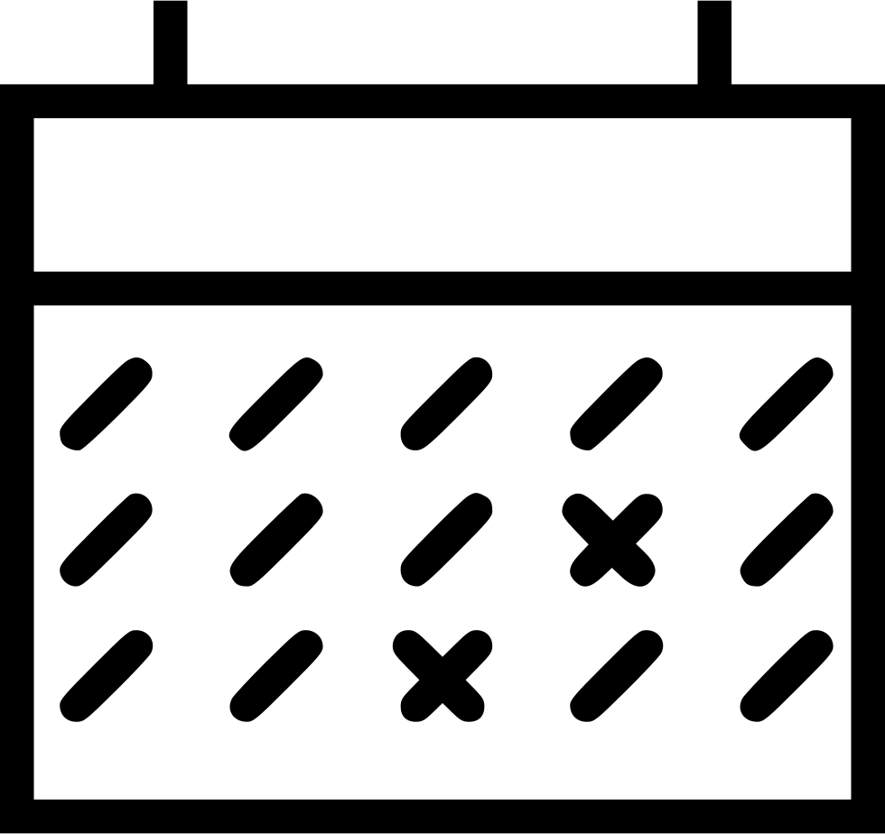 Calendar Agenda Days Time Mark Comments - Blikk (980x924)