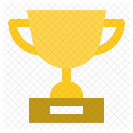 Gold Trophy Icon - Trophy (512x512)