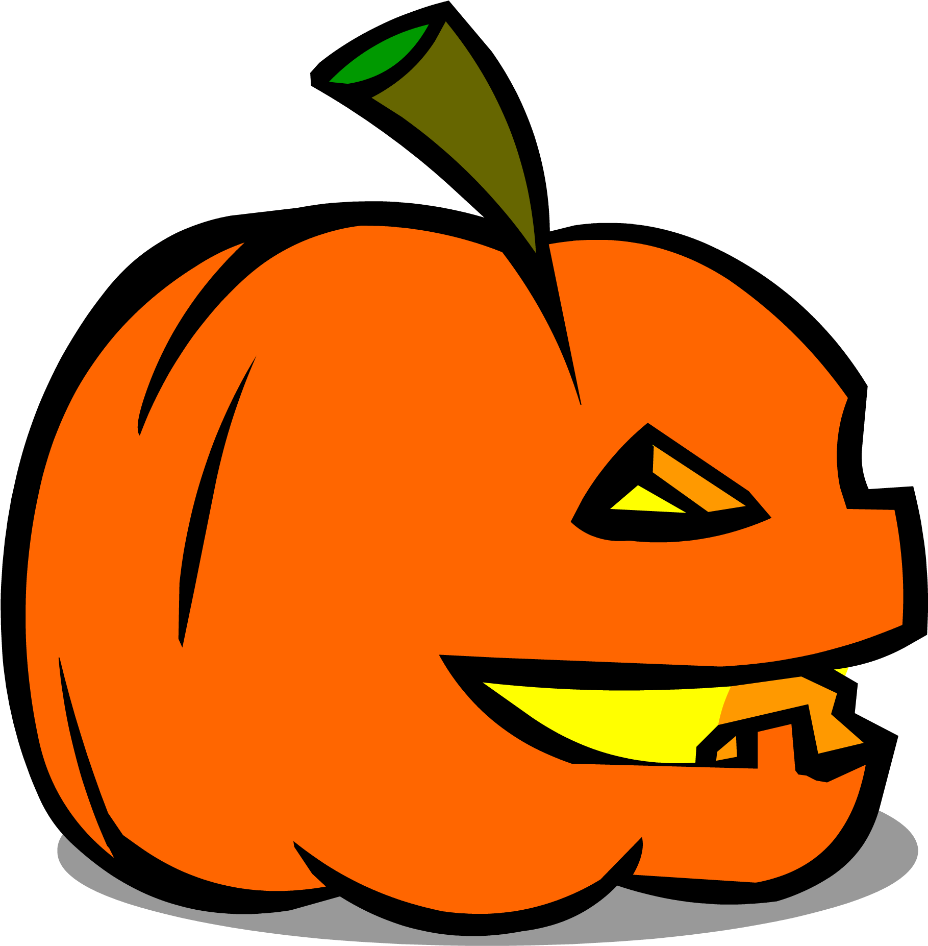 Club Penguin Updates - Jack-o'-lantern (3040x1920)