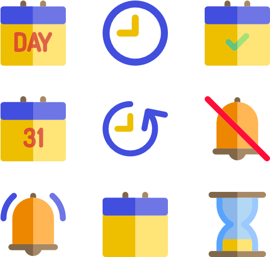 Time & Date 17 Icons - Date Time Venue Icon (600x564)