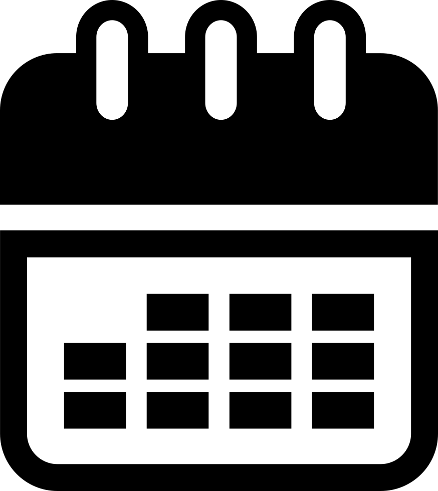 Calendar Tool Interface Symbol For Time Administration - Icon Calendar 4 Png (874x980)