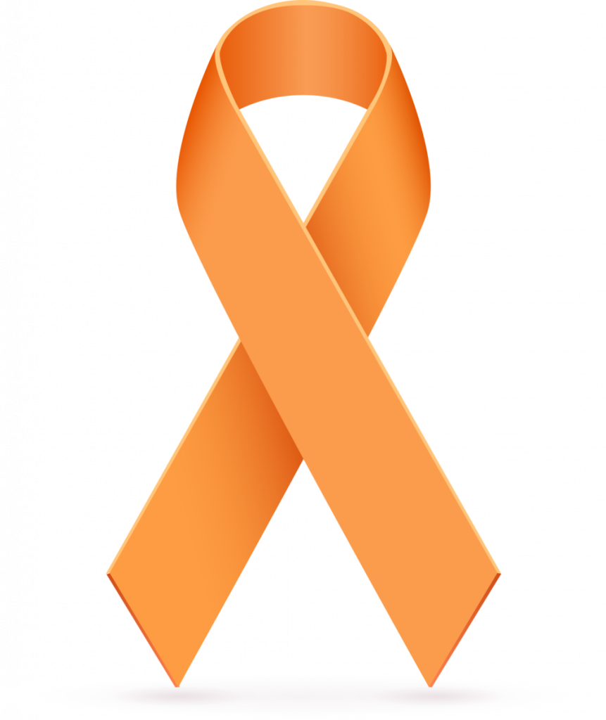 Download Charming Ideas Orange Cancer Ribbon Image - Download Charming Ideas Orange Cancer Ribbon Image (861x1024)