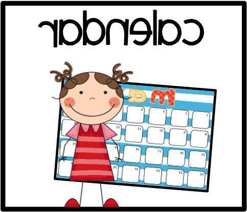 Calendar Time Clipart Png - Flat Stanley Girl Template (605x414)