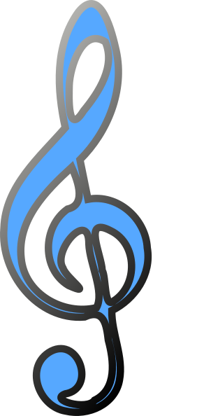 Meter Full Clip Art At Clker - Notas Musicais Em Eva (282x594)