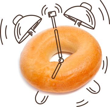 Welcome To Bagel Café - Bagel (361x351)