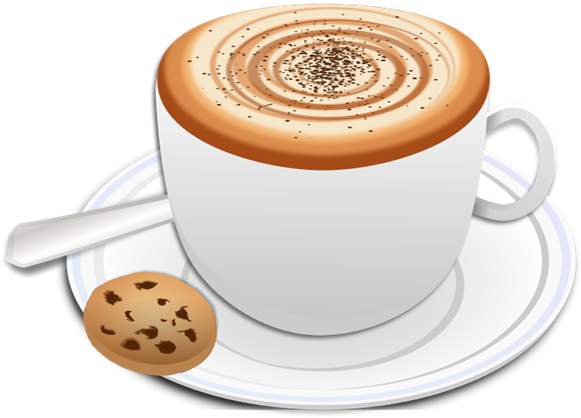 Cappuccino Clipart - Cappuccino Clipart Png (600x483)