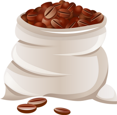 Grains De Café Png - Coin (480x470)