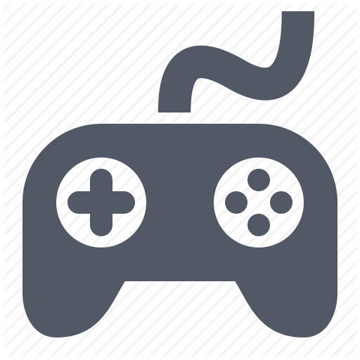 Controller Entertainment Game Input Joystick Pad Play - Press Start Game Font (512x512)