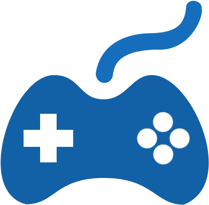 Controller Clipart Game Developer - Blue Joystick Icon (600x477)