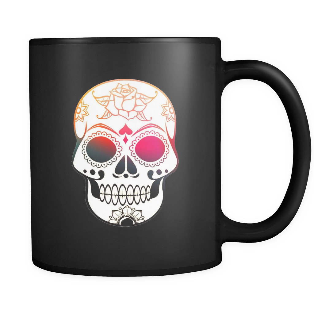 Sugar Skull Black Coffee Mug - Zazzle Zuckerschädel Iphone 5 Etuis (1024x1024)