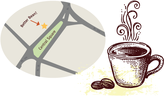 There Are Several Dunkin Donuts' Within 1 Mile Of Better - Custom Bookmarks - 2"x 7" (1 Color Front), Promotional (582x347)