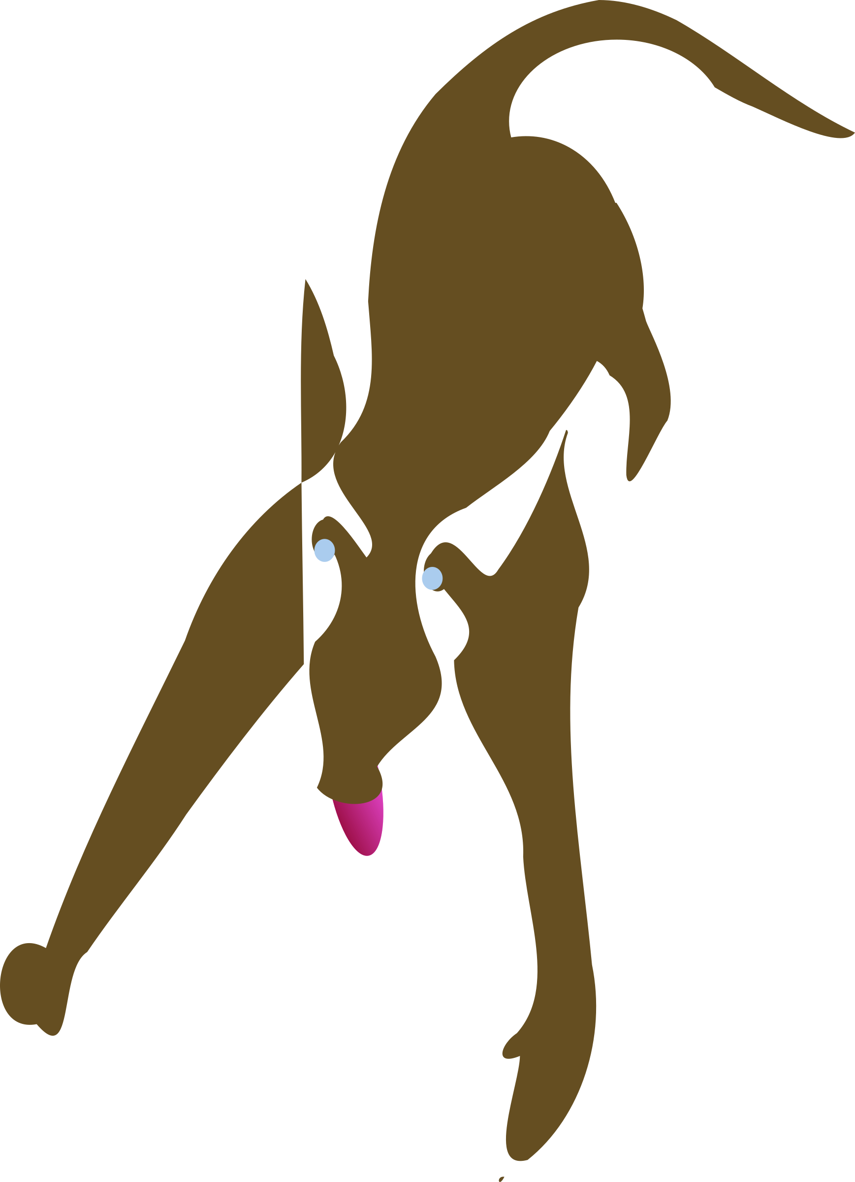 Wicked Wolf - Clip Art (1737x2400)