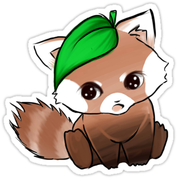 Clipart Info - Cute Red Panda Unisex Tank Top (375x360)