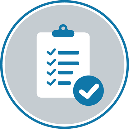 Supply Chain Management Registration - Check List Logo (415x415)