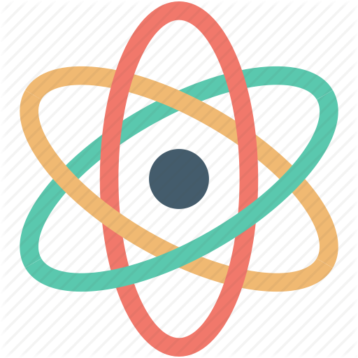Nuclear Clipart Molecules And Atom - Atom Icon Png (512x512)